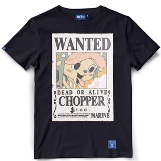 เสื้อยืดโอเวอร์ไซส์เสื้อยืดการ์ตูนวันพีซ New WANTED CHOPPER (T-Shirt One Piece WANTED CHOPPER )S-3XL