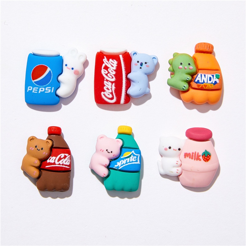 แผ่นกาวเรซิ่น รูปการ์ตูนสัตว์ สําหรับทําเครื่องประดับ แฮนด์เมด diy
