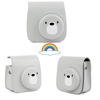 กระเป๋าเคสสำหรับ Fujifilm Instax Mini 8 9 11 Film พร้อมสายคล้อง