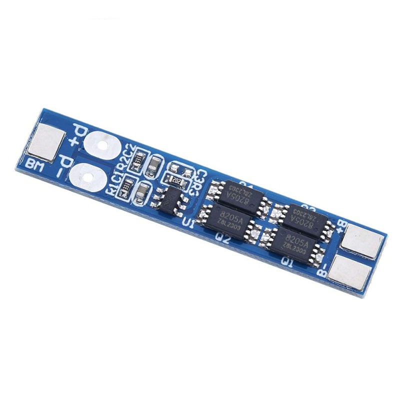 Bms 2S 7.4V 8.4V 8A 18650 บอร์ดป้องกันชาร์จแบตเตอรี่ รูปที่ 2