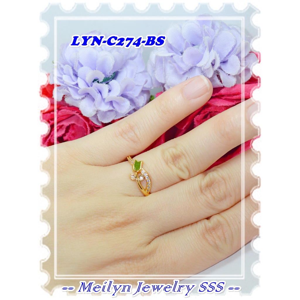 LYN Original Meilyn Brand 18K Gold Plated Ring