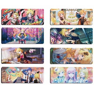 แผ่นรองเมาส์เล่นเกม Vocaloid Kagamine Mirrors ขนาด 800x300 มม.