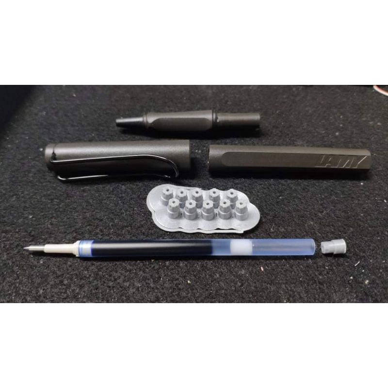 (10 ชิ้น) ตัวแปลง  Lamy ต่อไส้ปากกา Pentel แทน ไส้ปากกาลามี่ M63 สำหรับ Lamy Safari และ Al-Star