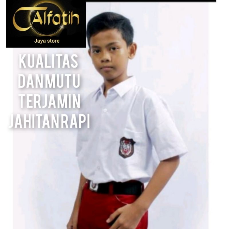 ชุดนักเรียน ~ เสื้อสั้นสีขาวพร้อมเย็บปักถักร้อยสําหรับโรงเรียนอนุบาล/โรงเรียนประถมศึกษา/มัธยมต้น/ทํางาน