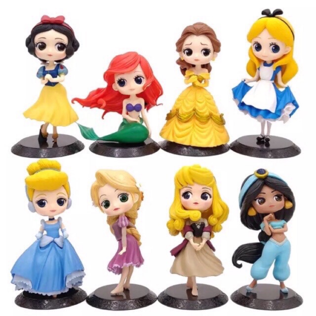 ของเล่น ตุ๊กตา โมเดล เจ้าหญิงดิสนีย์ 13 แบบ Qposket, Disney ของสะสม ของตั้งโชว์ ของเล่นเด็ก ผู้หญิง งานซอฟ แท้ ผู้หญิง