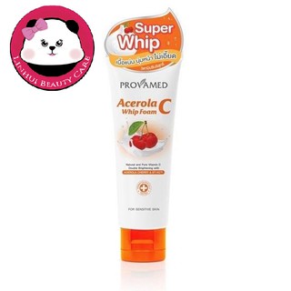 Provamed Acerola C Whip Foam 40 / 80 g โปรวาเมด อะเซโรลา ซี วิปโฟม โฟมล้างหน้า
