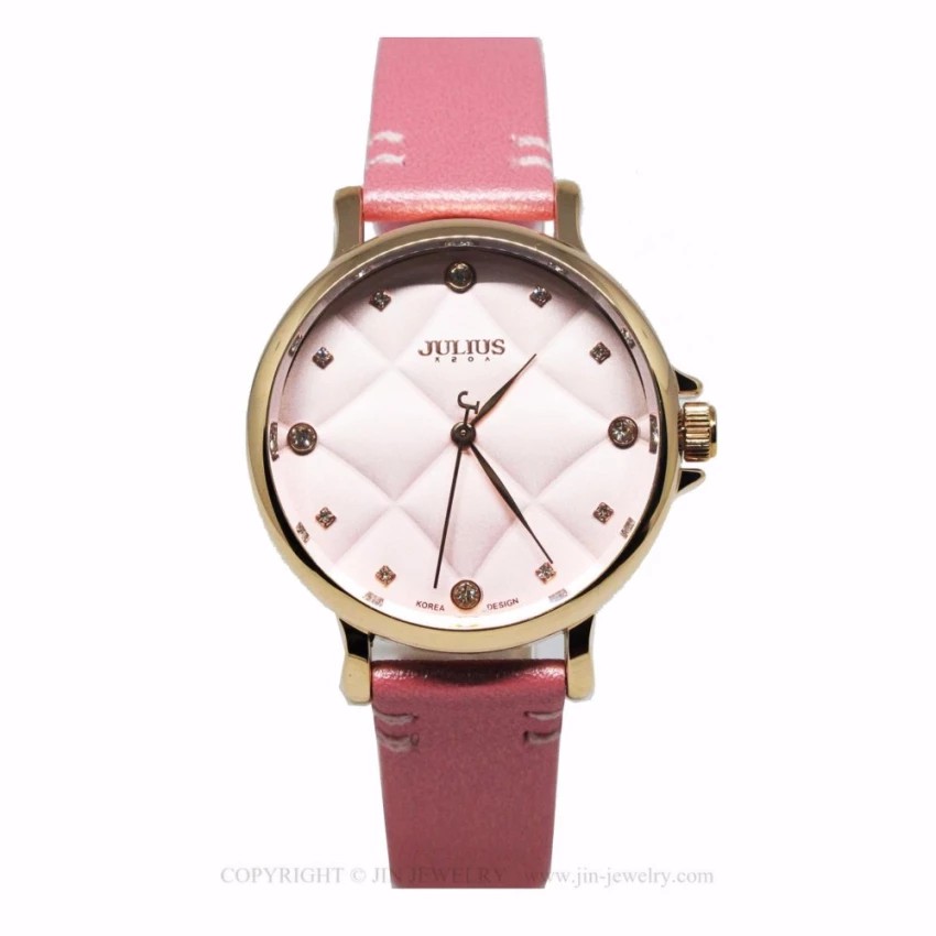 Julius นาฬิกาจูเลียส นาฬิกาข้อมือสตรี นาฬิกาแบรนด์เนม นาฬิกาแฟชั่น  รุ่น JA-877-pink