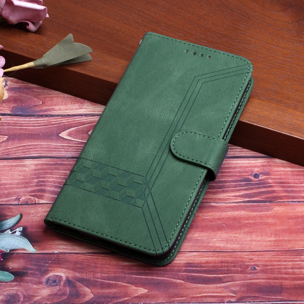 OPPO A94 A74 A54 A58 4G 5G A15 A15S A92 A93 A5 A9 A31 A53 2020 A72 A52 Flip Cover เคสหนังแบบพับปิดได