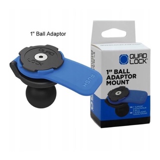 Motorcycle Quad Lock® 1” Ball Adaptor Mount.