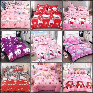 🐹Kitty ชุดผ้าปูที่นอนเกรดพรีเมียม พร้อมผ้านวม(ครบชุด)สินค้าพร้อมส่ง