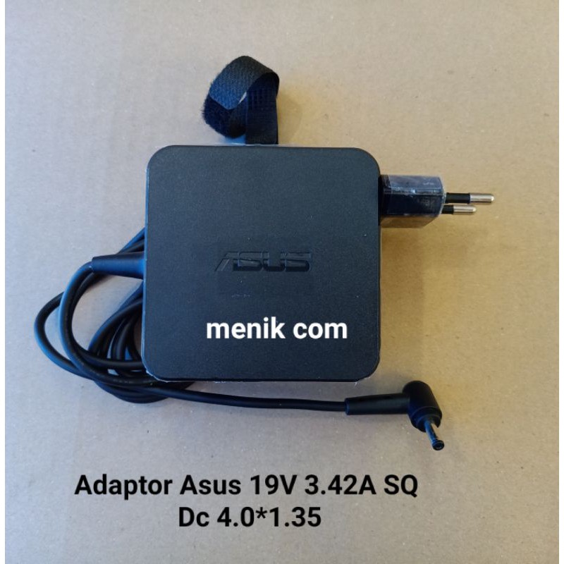 ADAPTER CHARGER A442U A442UR 19V 3.42A DC(4.0*1.35)SQUARE ORIGINAL