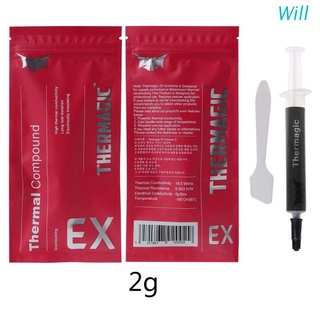 Will ZF-EX 14.6W/m k High Performance Compound Thermal Paste Conductive Grease Heatsink For CPU GPU Chipset notebook Cooling