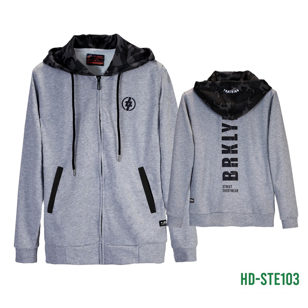 7th street เสื้อฮู้ดแขนยาว ผ้า French terry