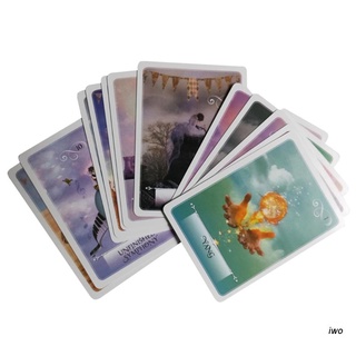 Iwo Wisdom Of The Oracle Divination Cards 52-Card Deck เกมกระดานภาษาอังกฤษสําหรับครอบครัวปาร์ตี้