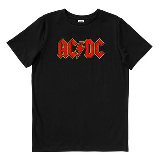 Ac DC - โลโก้ 1 | เสื้อยืด พิมพ์ลายวงดนตรี | Merch เครื่องดนตรี | Unisex | Merch เครื่องดนตรี | ฮาร์ดร็อกคลาสสิก | Ac / dc