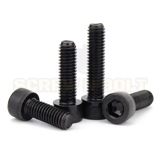 น็อต สกรู หัวจม 6 เหลี่ยม เหล็กแข็ง 12.9 เกลียวมิล หยาบ M5 M6 / Hex Socket Cap Machine Screw 12.9