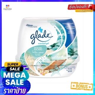 เจลปรับอากาศ GLADE SCENTED 180 กรัม OCEANESCAPEAIR FRESHENER GEL GLADE SCENTED 180G OCEANESCAPE