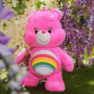 Carebears Love Bear Angry Bear หมีเรนโบว์ หมีเท็ดดี้ ของขวัญวันเกิดหมีใหญ่ (ของแท้) 50cm