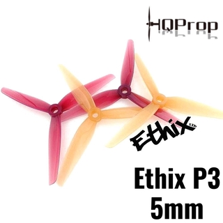 Hqprop Ethix P3 เนยถั่ว และเยลลี่ รู 5 มม. ใบพัด 3 ใบพัด (2 คู่/4 ชิ้น) HQEP3