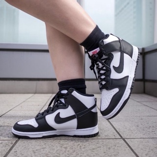 Nike Dunk High Black White (PANDA) 🐼 รุ่นขายดี ✅สินค้าพร้อมส่ง