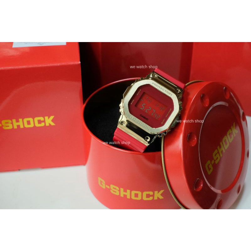 CASIO G-SHOCK รุ่น GM-5600CX-4DR Limited Chinese New Year 2021 สีแดง ทอง LIMITED EDITION