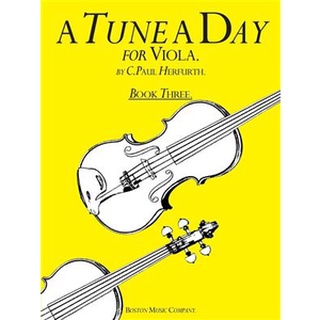 หนังสือเรียนดนตรี A TUNE A DAY FOR VIOLA BOOK THREE