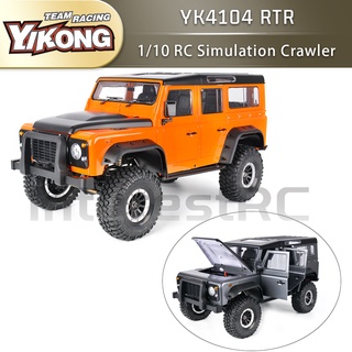 ใหม่ YIKONG YK4104 โมเดลรถไต่หินบังคับวิทยุ 2.4GHz RTR 4WD 1/10 ของเล่นสําหรับเด็ก และผู้ใหญ่