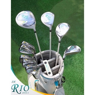 ชุดไม้กอล์ฟผู้หญิงครบเซ็ต PGM golf // ไม้กอล์ฟผู้หญิงครบชุด 11 ไม้ Rio 2016 II GOLF Full Set Graphite Women Shalf LTG014