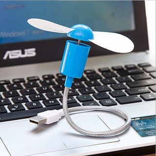 พัดลม Mini Fan USB ขนาดเล็กแบบพกพา งอได้ /L0195-L0196