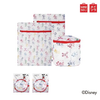 MINISO กระเป๋าซักผ้า ถุงซักผ้า ถุงซักเสื้อชั้นใน ลาย Mickey Mouse