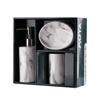 ที่วางของ ที่ใส่ของ กระปุกห้องน้ำ เซรามิก CE1251A-3SOAP DISPENSER SET MOYA CE1251A-3 CERAMIC