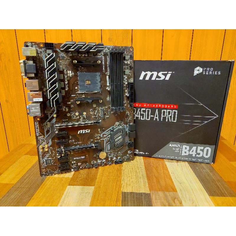 MAINBOARD (เมนบอร์ด) AM4 MSI B450A PRO cpu2hand ThaiPick