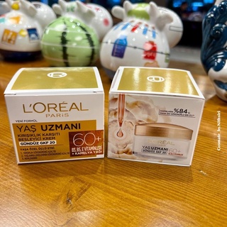 (พร้อมส่ง)ลอริอัล L’Oréal ครีมบำรุงผิวหน้า ต่อต้านริ้วรอย สำหรับอายุ60+ ขึ้นไป ขนาด 50ml.