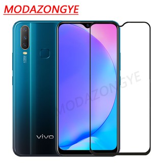 2 PCS ฟิล์มกระจกนิรภัย เต็มจอ VIVO Y17 อุปกรณ์กันรอยหน้าจอ VIVOY17 Y 17 กระจก กระจกนิรภัย