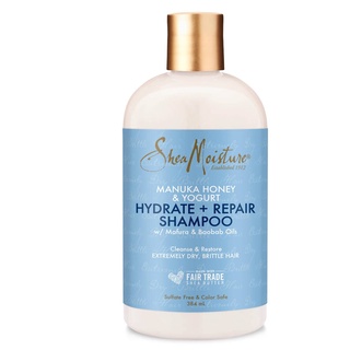 Shea Moisture Coconut &amp; Hibiscus Curl &amp; Shine Shampoo 384ml/ Manuka Honey &amp; Yogurt Hydrate &amp; Repair