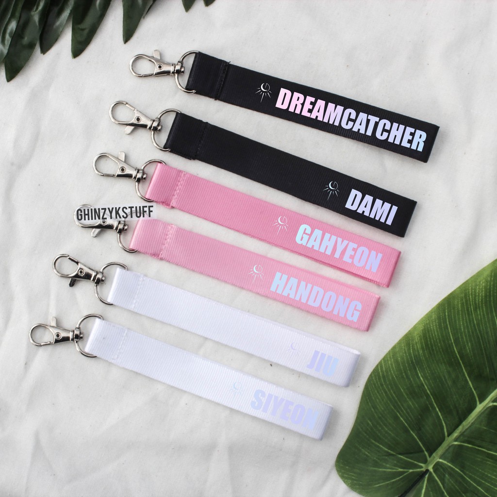 GANTUNGAN [เก็บเงินปลายทาง] KPOP Korean Dreamcatcher Dami gahyeon Siyeon พวงกุญแจโทรศัพท์มือถือ Holo