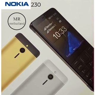 โทรศัพท์มือถือปุ่มกด Nokia 230 ใหม่ล่าสุด ปุ่มกดไทย เมนูไทย，มือถือโนเกีย230 จอใหญ่ 2.8