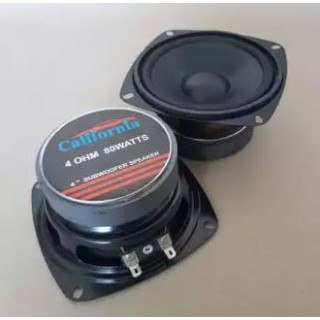 PK ลำโพงซัพ ซับวูฟเฟอร์ ลำโพง California หน้า 4" 4 โอห์ม 80 วัตต์ จำนวน 1 ตัว ( 4" Subwoofer Speaker @ 1 pc )