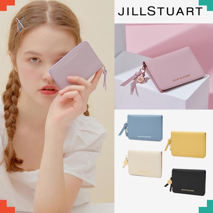 Jill STUART FOR WOMEN Coin CHARM กระเป๋าสตางค์หนังตกแต่ง 7 สี