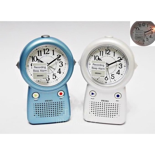 นาฬิกาปลุก Seiko Beep Alarm Clock (Snooze) รุ่น QHE158,QHE158L,QHE158W