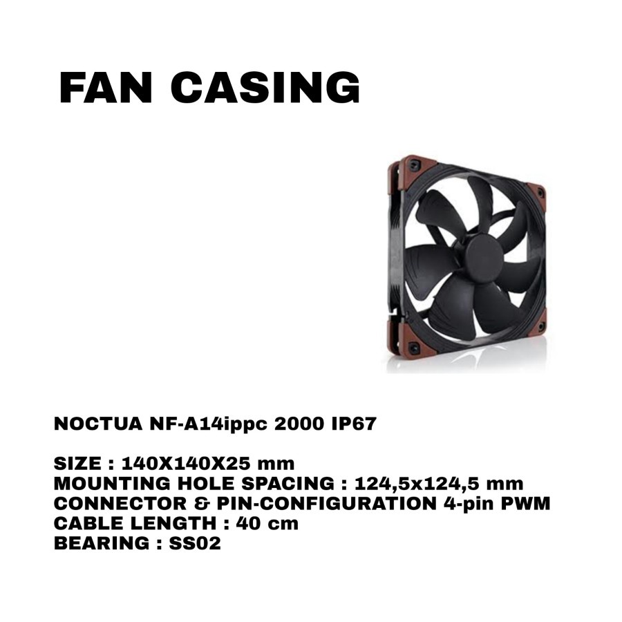 NOCTUA NF-A14iPPC-2000 IP67 พัดลมใช้งานได้