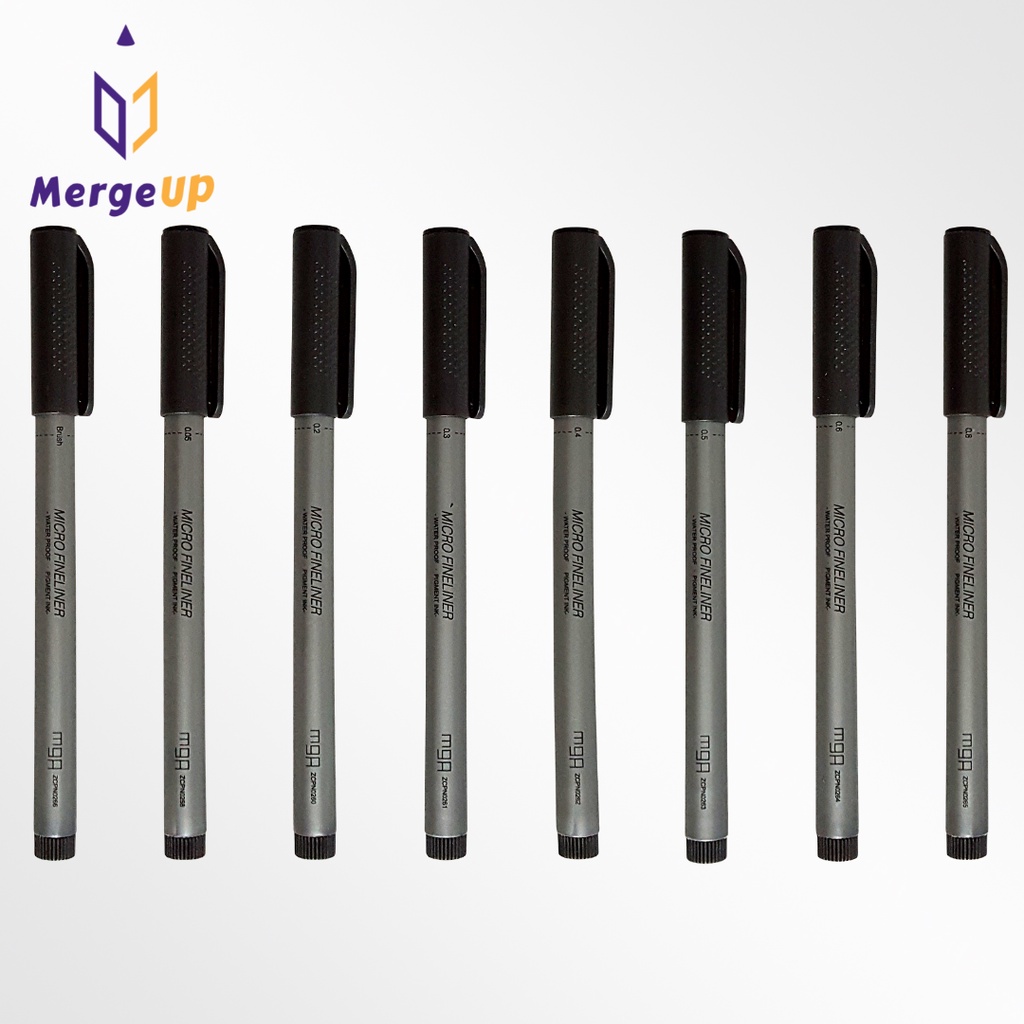 ปากกาตัดเส้น Micro Fineliner Sketcher สีดำ M&G