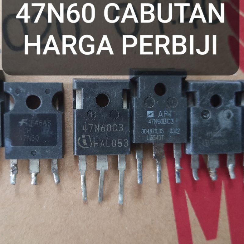 MOSFET CAPUTAN 47N60 47A 600V