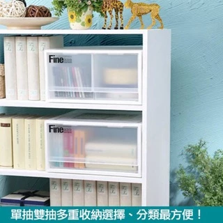 Keyway กล่องเก็บของ กล่องลิ้นชัก 2 ช่อง รุ่น CK-72 สามารถวางซ้อนกันได้