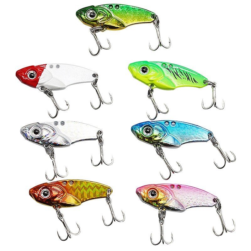 โลหะ VIB เหยื่อสั่นลง 5g / 7g / 10g / 15g / 20g Fishing Lure Swimbait Bass VIB Jigging Jigs Bait