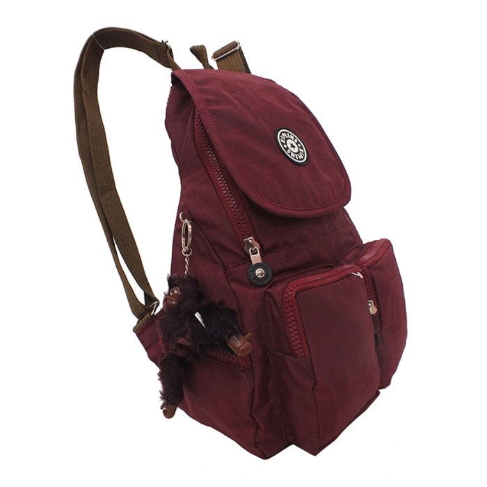 กระเป๋าสตรี Kipling SP 071 กระเป๋าเป้ผู้หญิง - กระเป๋าผู้หญิง Maroon IMPORTED, LATEST SMALL SLING SC