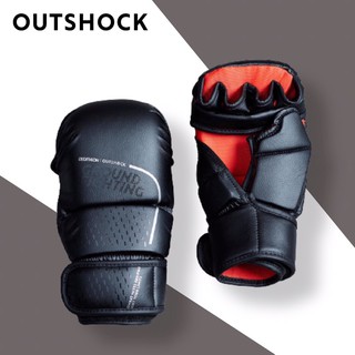 นวมสำหรับการต่อสู้และการจับคว้า รุ่น 500 (สีดำ) OUTSHOCK