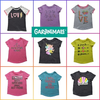 เสื้อยืดเด็กผู้หญิง แบรนด์Garanimals  ผ้านิ่มใส่สบาย ไม่มีตำหนิ