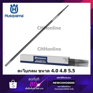 HUSQVARNA ตะไบแทงเลื่อย รุ่น INTENSIVE CUT ขนาด 4.0 4.8 5.5