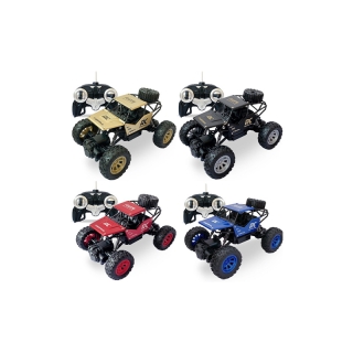 รถบังคับ 355 บาท ไต่ภูเขา  รถบังคับวิทยุ Rock Crawler 4WD รถไต่หิน 1:16 คละสี